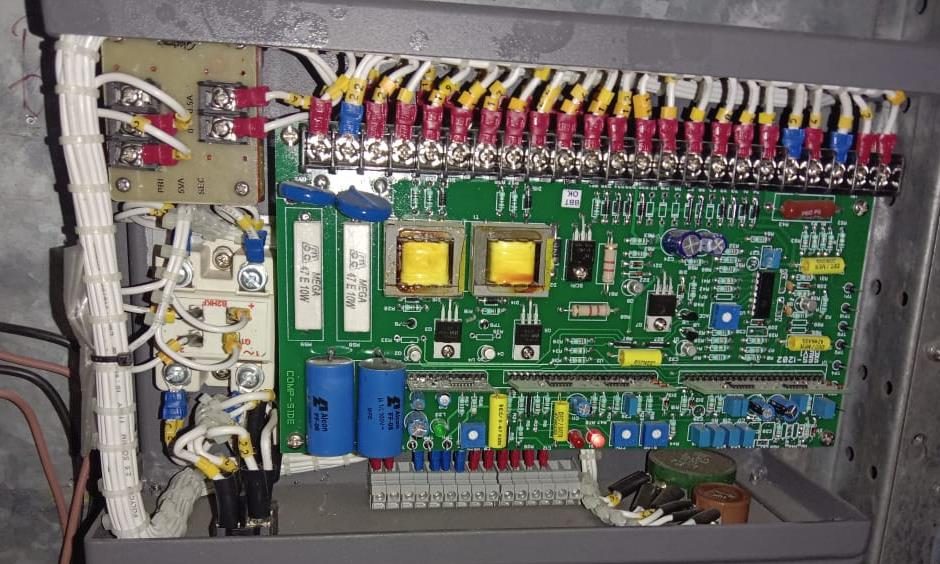 Panel control card wiring
